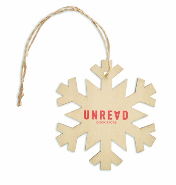 Logotrade corporate gifts photo of: Snowflake Tree hanger